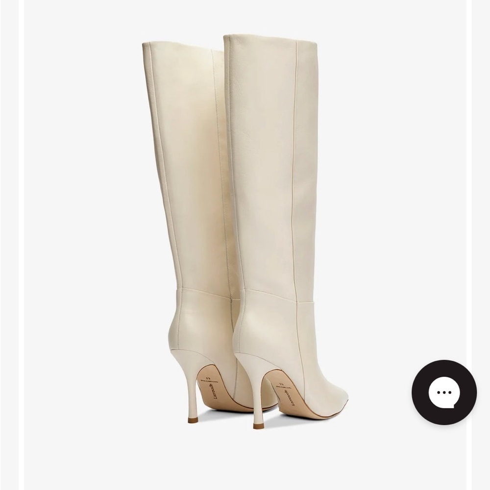 Larroude Cream Heeled Boots Knee-High Stiletto
NWT - Picture 3 of 7
